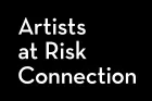 White text on a black background: Artists at Risk connection.