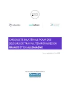 CHECKLISTE BILATÉRALE POUR DES SÉJOURS DE TRAVAIL TEMPORAIRES EN FRANCE ET EN ALLEMAGNE