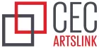 CEC ArtsLink - logo of name next to two squares arranged like links in a chain.