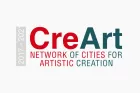 CreArt logo - name in red and grey with the tagline 'Network of Cities for Artistic Creation'.
