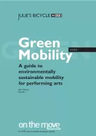 Cover for Green Mobility Guide - title text on a green background.